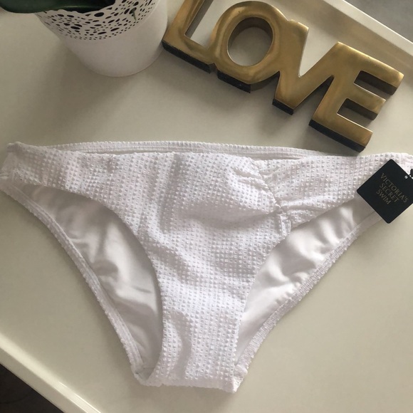 New Victoria Secret bikini bottom - white (small) - Picture 1 of 5